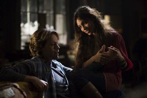 Rosario Dawson and Adam Pascal in Rent (2005)