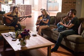 Clare Bowen, Sam Palladio, Lennon Stella, and Maisy Stella in Nashville (2012)