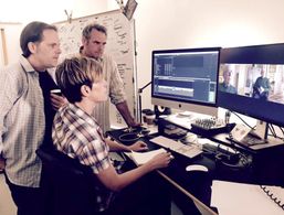 David Layton and Mike Nicholson in The Newspaperman