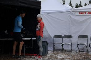 Ivana Shein on set with Gord Rand for Gary Burns 