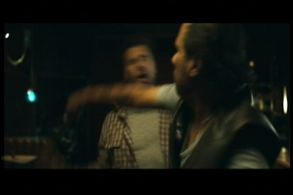 Punching out James Roday in 