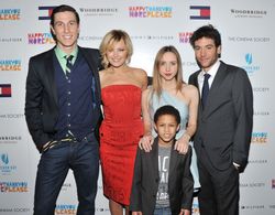 Malin Akerman, Pablo Schreiber, Josh Radnor, Zoe Kazan, and Michael Algieri at an event for Happythankyoumoreplease (201