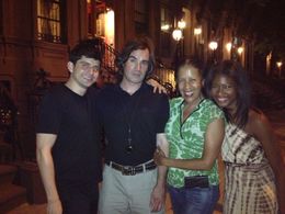 Last night on the set of ROMEO & JULIET in HARLEM