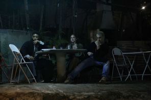 Sidney Santiago, Marina Ruy Barbosa, and Daniel Rocha in Express Kidnapping (2018)