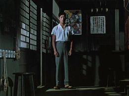 Hiroshi Kawaguchi in Floating Weeds (1959)