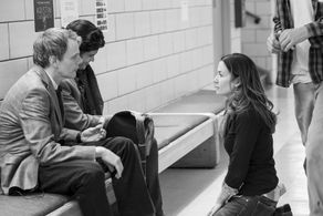 Kate Forsatz, Director, on set of Threebound.