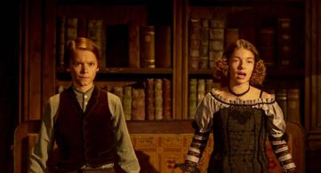 Petr Simcák and Nelly Rehorová in The Spooks (2016)