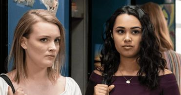 Erica Anderson and Jasmine Asha in Killer Prom