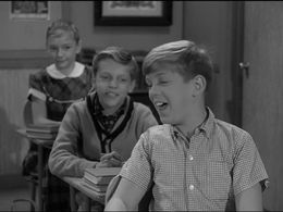 Jimmy Carter and Stephen Talbot in Leave It to Beaver (1957)