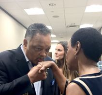 Shay with Rev. Jessie Jackson