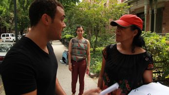 Set photo from Romeo and Juliet in Harlem