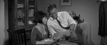 Joachim Fuchsberger and Anneli Sauli in The Mysterious Magician (1964)