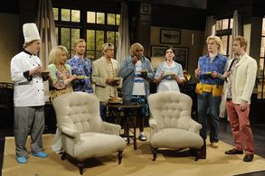 Fred Armisen, Bill Hader, Taran Killam, Jeremy Renner, Kenan Thompson, Nasim Pedrad, Vanessa Bayer, and Tim Robinson in 