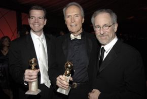 Robert Lorenz, Clint Eastwood, Steven Spielberg 2007 Golden Globes