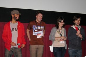 Nat Sanders, Justin Barber, Wyatt Cenac, and Cherie Saulter