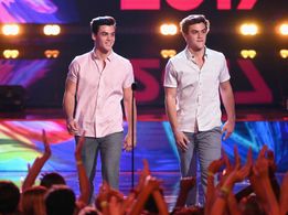 Grayson Dolan and Ethan Dolan at an event for Teen Choice Awards 2017 (2017)