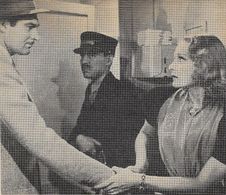 Byron Foulger, Alan Marshal, and Anna Sten in Exile Express (1939)