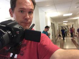 On the set of Quirewood! The Musical