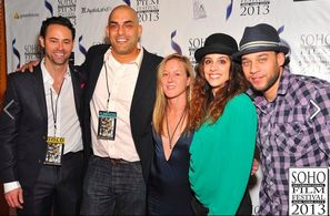 Opening Day SOHO International Film Festival NYC (SohoFilmFest) with Motive film director Rick Carmona, James Wirt, Dama