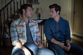 Nico Tortorella and Adan Canto in The Following (2013)