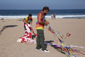 Rupert Boneham and Laura Boneham in The Amazing Race (2001)
