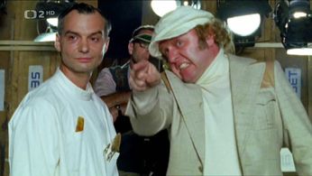 Jaroslav Dusek and Ivan Trojan in Smart Philip (2003)