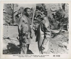 Boris Karloff and Daniel L. Haynes in The Invisible Ray (1936)