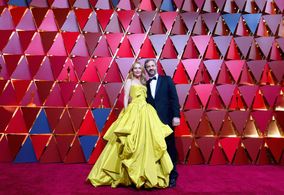 Leslie Mann and Judd Apatow at an event for The Oscars (2017)