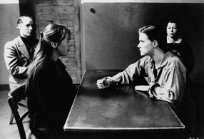 Jutta Lampe and Barbara Sukowa in Marianne & Juliane (1981)