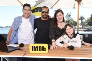 Donald Faison, Ian de Borja, Allison Tolman, and Alexa Swinton at an event for IMDb at San Diego Comic-Con (2016)