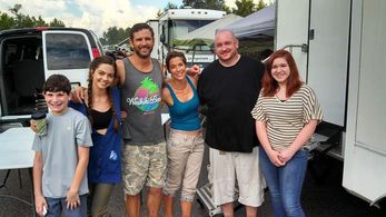 Bernard Curry, Brooke Langton, Billy Culbertson, and Peyton Wich in Impact Earth (2015)