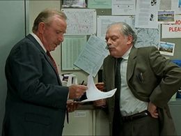 David Jason and John Lyons in A Touch of Frost (1992)