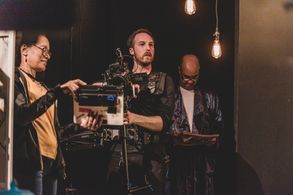 Dennis Neal, Paul Major, and Susan Neal