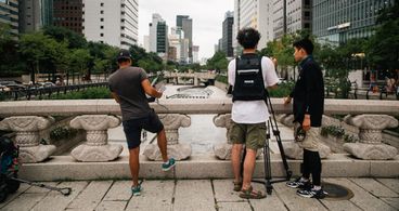 On set in Seoul for 'The Incredible Story of Kimchi'