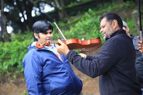 S. Tirru and Karthik Subbaraj in Petta (2019)