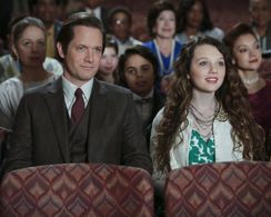 Matt Letscher and Stefania LaVie Owen in The Carrie Diaries (2013)