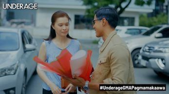 Sunshine Cruz and Victor Silayan in Underage (2023)