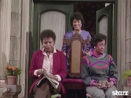Marla Gibbs, Alaina Reed-Hall, and Jackée Harry in 227 (1985)