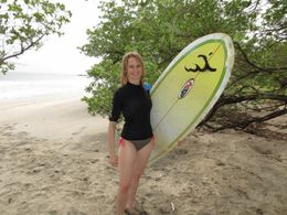 Surfing in Nicaragua