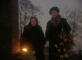 Irena Byrska and Wieslawa Kosmalska in Man of Iron (1981)