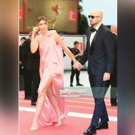 With Ludovica Frasca at the premiere of Blonde, Venice Film Festival 2022