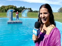 Amanda Byram in Total Wipeout (2009)