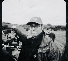 Brendan Young - on set - directing a tv commercial. Circa 1999