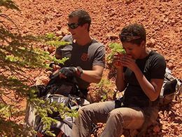 Bear Grylls and Tamron Hall in Running Wild with Bear Grylls (2014)