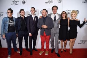 Elvis & Nixon cast and Liza Johnson (Director) and Hanala Sagal (Co-Executive Producer and Co-Screenwriter.)