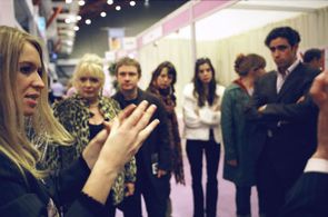 Martin Freeman, Stephen Mangan, Alison Steadman, Jessica Hynes, Robert Webb, Olivia Colman, and Meredith MacNeill in Con