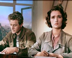 Zinaida Kirienko and Leonid Tarabarinov in Poem of the Sea (1958)