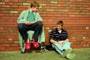 Josh Bolt and Eugene Byrne in The Be All and End All (2009)