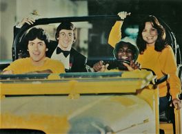 Debra Clinger, David Damas, Joel Kenney, and David Naughton in Midnight Madness (1980)