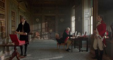 Nigel Hawthorne, Anthony Calf, and Julian Wadham in The Madness of King George (1994)